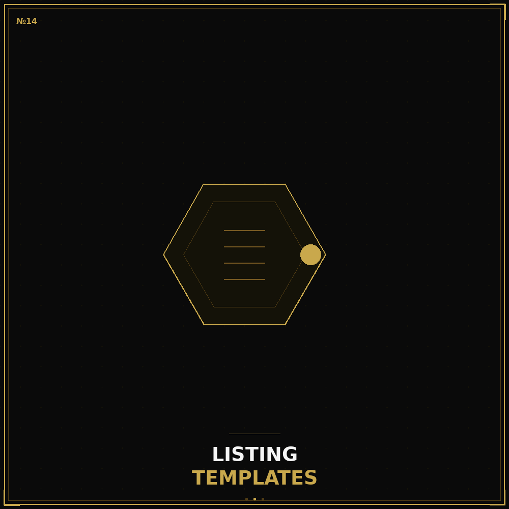 Shopify Product Listing Templates